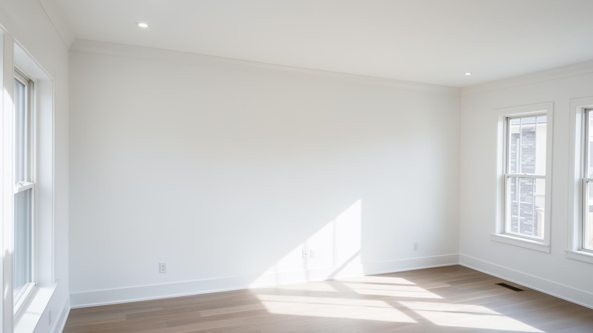 Completed residential drywall remodel with smooth finished walls in NH