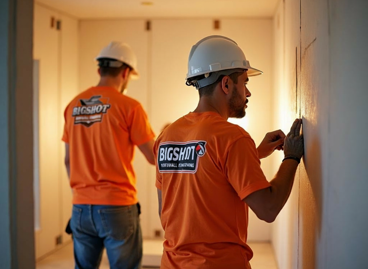 Professional drywall taping and mudding by Bigshot Drywall Finishing in New Hampshire